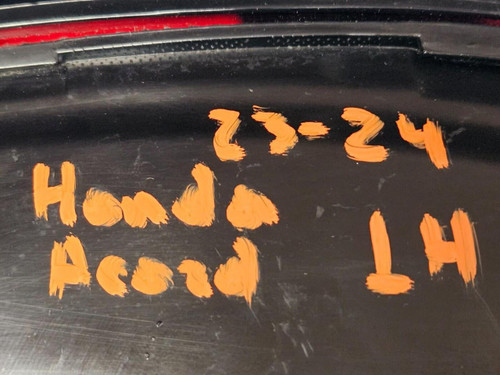 Honda 2023-2025 HONDA ACCORD REAR LEFT DRIVER SIDE QUARTER TAIL LIGHT BRAKE LAMP OEM  Honda 2023-2025 HONDA ACCORD REAR LEFT DRIVER SIDE QUARTER TAIL LIGHT BRAKE LAMP OEM