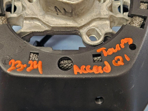 Honda 2023-2024 Honda Accord Touring Steering Wheel Black Leather W/ Paddles Oem 