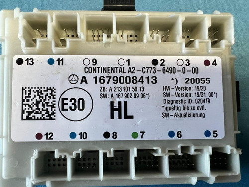 Mercedes-Benz 2020-2023 Mercedes-benz Gls Gle Rear Left Door Control Unit Module A1679008413 Oem 
