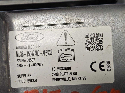Ford 2021 - 2023 Ford F150 Gray Passenger Front Right Knee Airbag OEM 