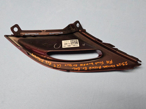 Honda 2023-2025 Honda Accord Ex Ex-l Front Right Bumper Air Vent Moulding 7119130aa1 OEM 