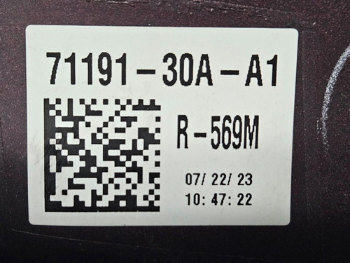 Honda 2023-2025 Honda Accord Ex Ex-l Front Right Bumper Air Vent Moulding 7119130aa1 OEM 