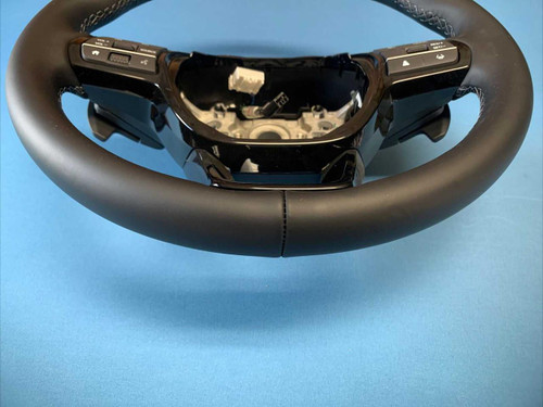 Honda 2022-2025 Honda Civic Steering Wheel Black Leather Paddle Shifters OEM 