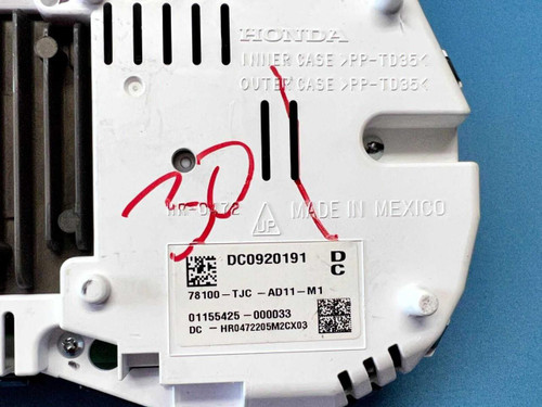 Acura 2020 Acura Rdx Aspec Instrument Cluster Speedometer Gauge 78100tjcad11 Oem 