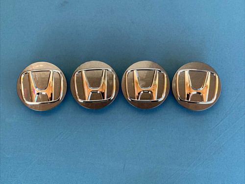Honda 2018-2022 Honda Accord Lx Ex Exl Touring Center Wheel Hub Cap Gray 4 Pc Set Oem 