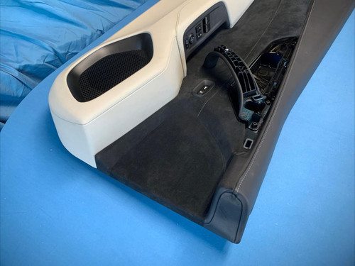 Acura 2017 - 2021 Acura Nsx Front Left Driver Door Trim Panel Orchid Beige Leather OEM 