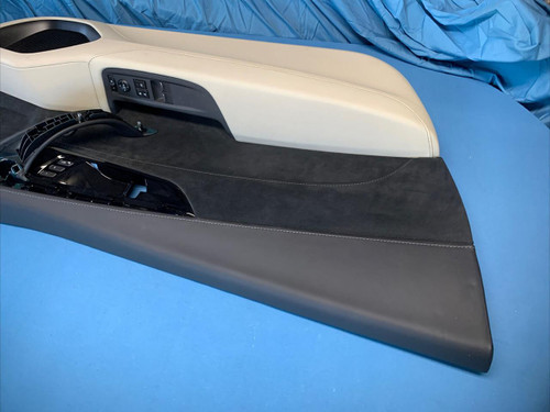 Acura 2017 - 2021 Acura Nsx Front Left Driver Door Trim Panel Orchid Beige Leather OEM 
