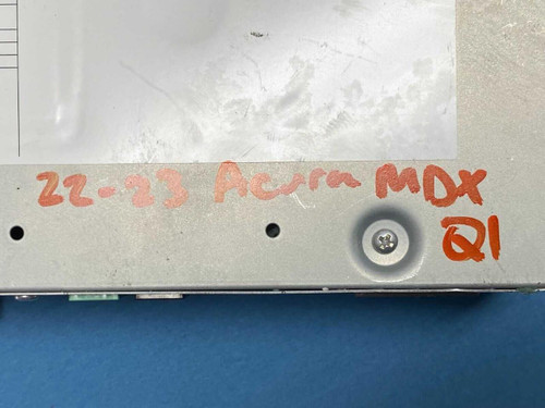 Acura 2022-2024 Acura Mdx Awd Advance Dash Radio Receiver Head Unit 39540tyaad2 OEM 