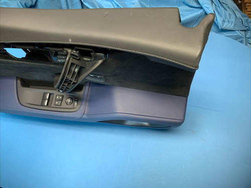 Acura 2017-2021 Acura Nsx Front Left Driver Door Trim Panel Indigo Blue Leather OEM 