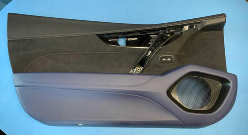 Acura 2017-2021 Acura Nsx Front Left Driver Door Trim Panel Indigo Blue Leather OEM 