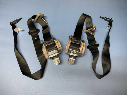 Nissan 2019-2022 NISSAN TITAN REAR LEFT & RIGHT SEATBELT RETRACTOR BLACK 2PC SET OEM 