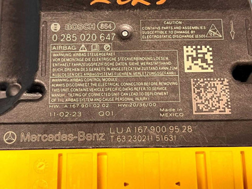 Mercedes-Benz 2023 Mercedes-benz Gle Restraint Control Unit Module 1679009528 OEM 