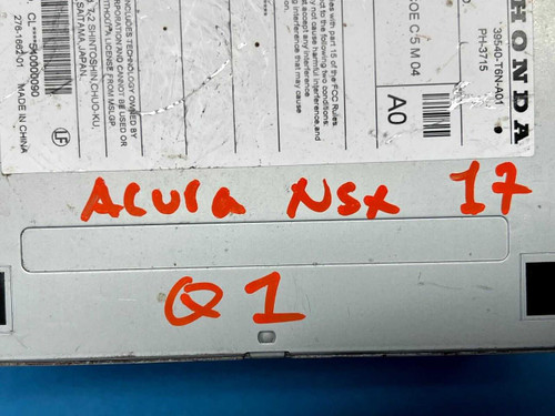 Acura 2017-2021 Acura Nsx Radio Receiver Head Unit Display 39540t6na01 OEM 