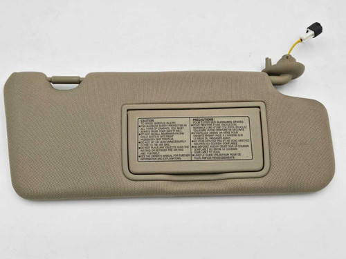 Acura 2019-2022 Acura ILX Right Passenger Sun Visor Dual Light YR436L Beige Candian OEM 
