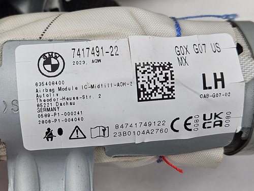 BMW 2018-2025 BMW X7 Left Driver Side Upper Curtain Roof Airbag OEM 