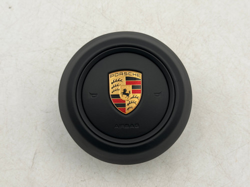 2021-2026 Porsche 911 Macan Panamera Cayenne Driver Steering Wheel Airbag Black OEM