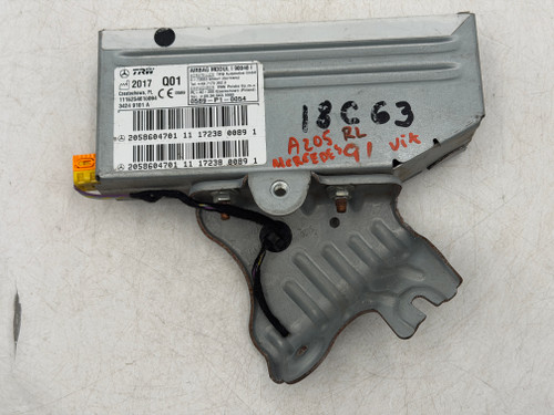 2017-2023 Mercedes-Benz C63s Convertible Rear Driver Side Quarter Panel Seat Airbag OEM