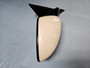 Honda 23-24 Honda Accord Front Right Passenger Door Mirror 7 Wire White Base Crack Oem 
