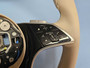 2023–2025 Mercedes-Maybach EQS Driver Steering Wheel w/ Switches Beige Leather OEM