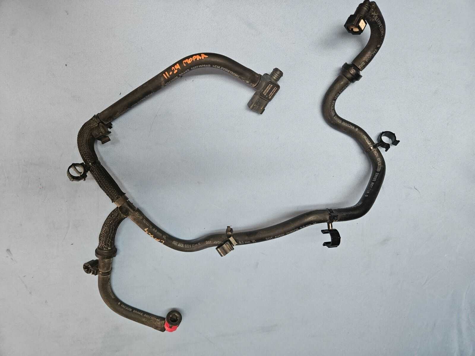 2017 - 2024 Mopar Brake Vaccum Line 9mm With Brake Booster Check Valve OEM 2017 - 2024 Mopar Brake Vaccum Line 9mm With Brake Booster Check Valve OEM
