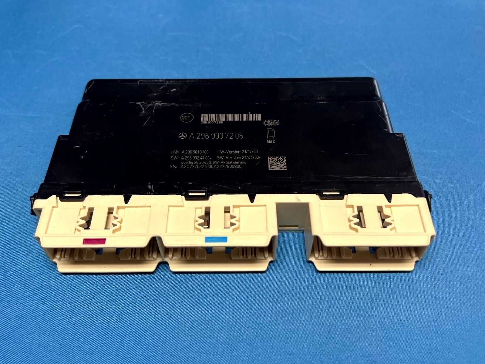 2023 Mercedes-benz Eqs Front Left Seat Control Module 2969007206 OEM 2023 Mercedes-benz Eqs Front Left Seat Control Module 2969007206 OEM