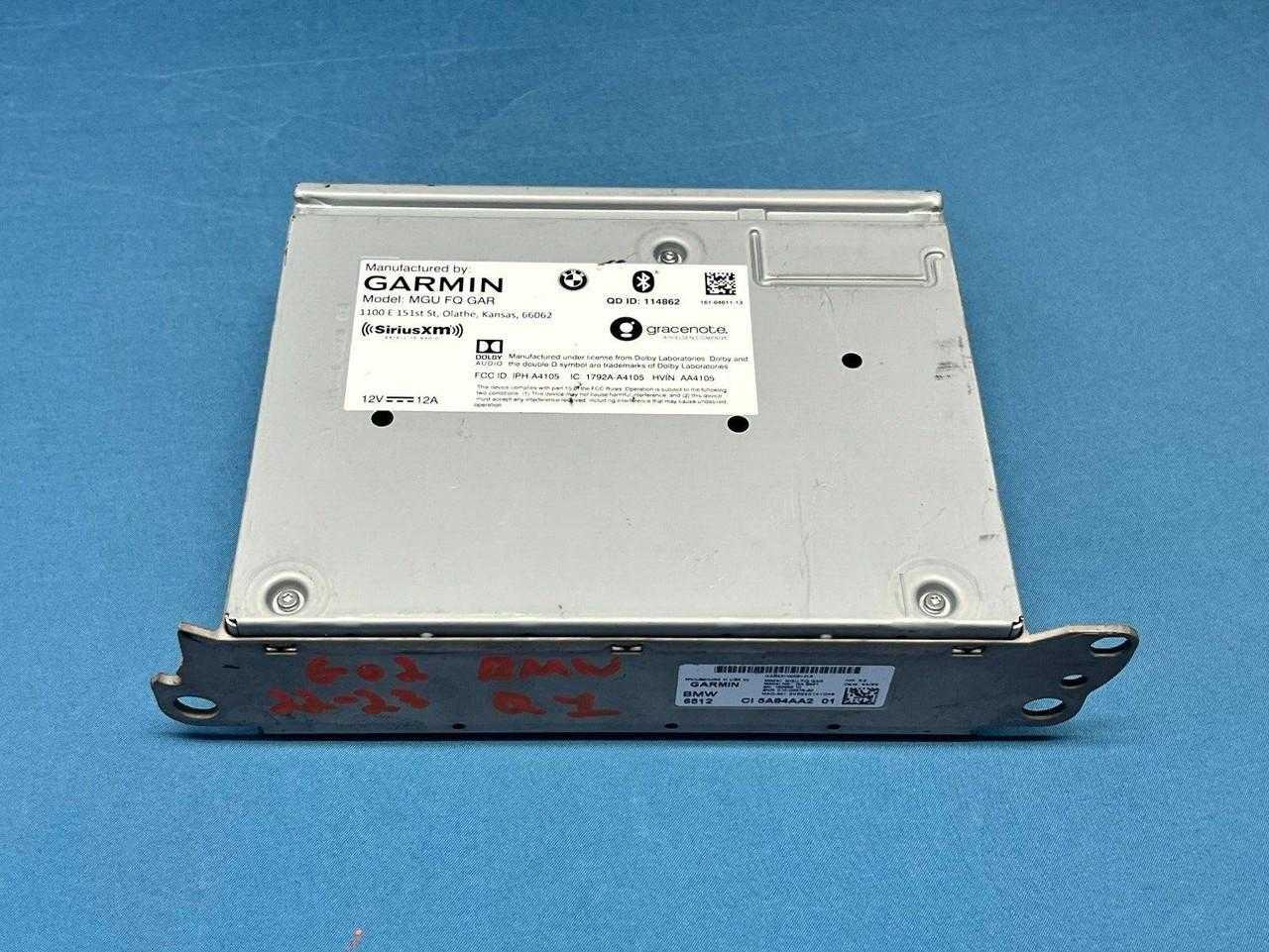 2022-2023 Bmw X4 G02 Garmin Radio Receiver Audio Head Unit 5A84AA2 Oem 2022-2023 Bmw X4 G02 Garmin Radio Receiver Audio Head Unit 5A84AA2 Oem