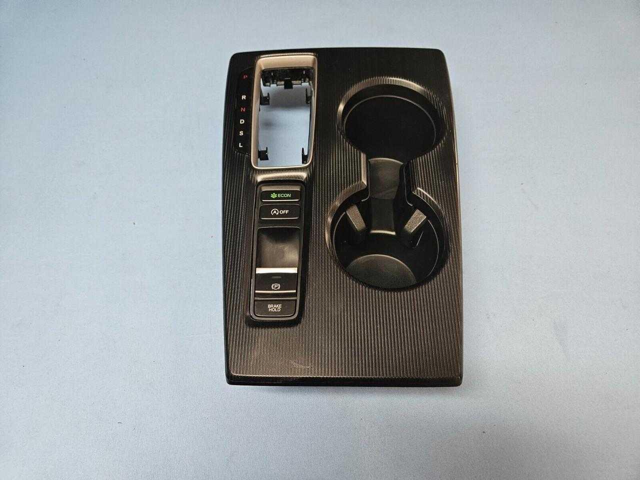 22-24 Honda Civic Ex Lx Center Console Shifter Trim W/ Switches Cup Holder Oem 22-24 Honda Civic Ex Lx Center Console Shifter Trim W/ Switches Cup Holder Oem