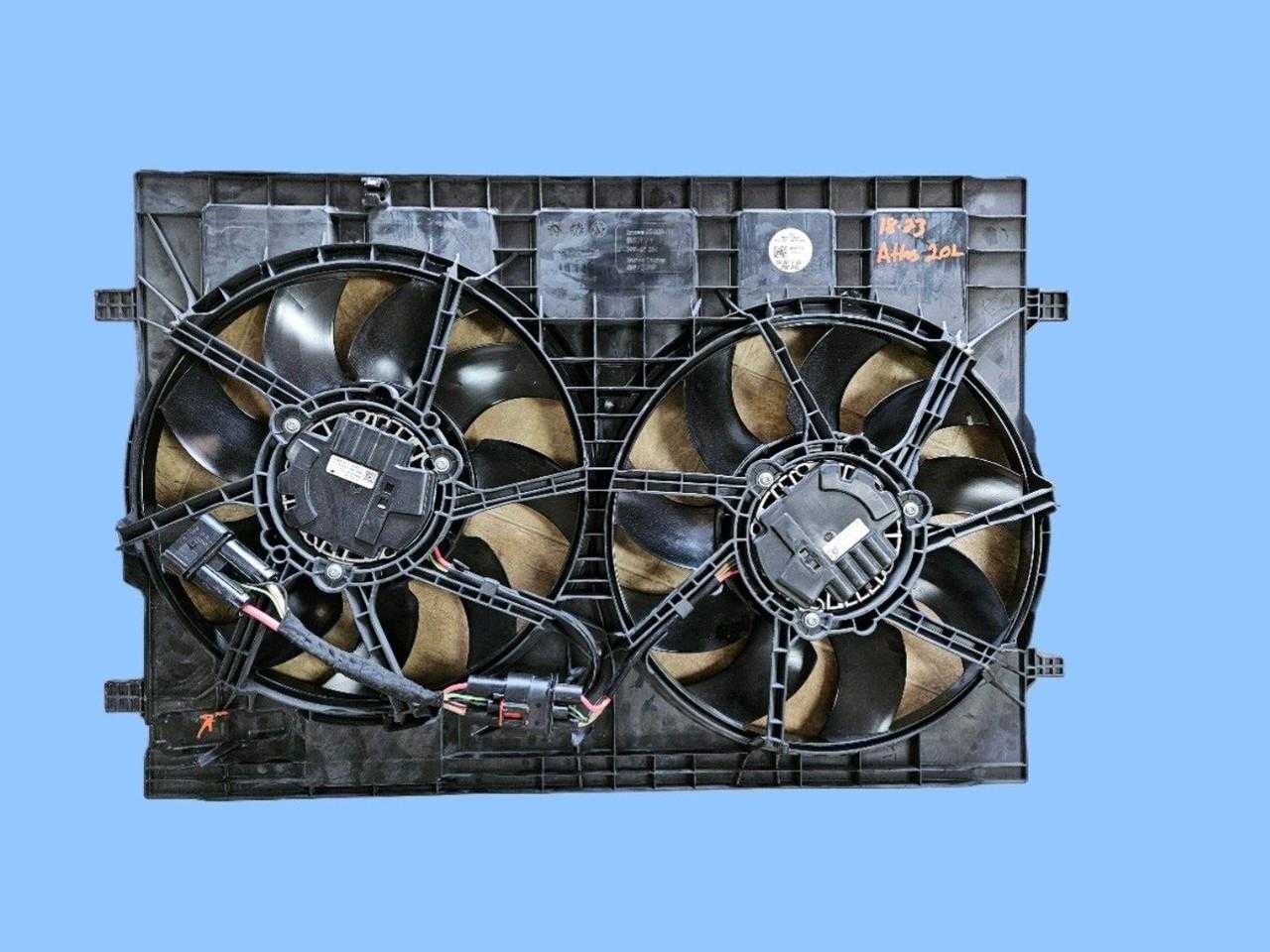 2018 - 2023 Vw Atlas 2.0l Radiator Cooling Fan Assembly Broken Tab Oem 2018 - 2023 Vw Atlas 2.0l Radiator Cooling Fan Assembly Broken Tab Oem