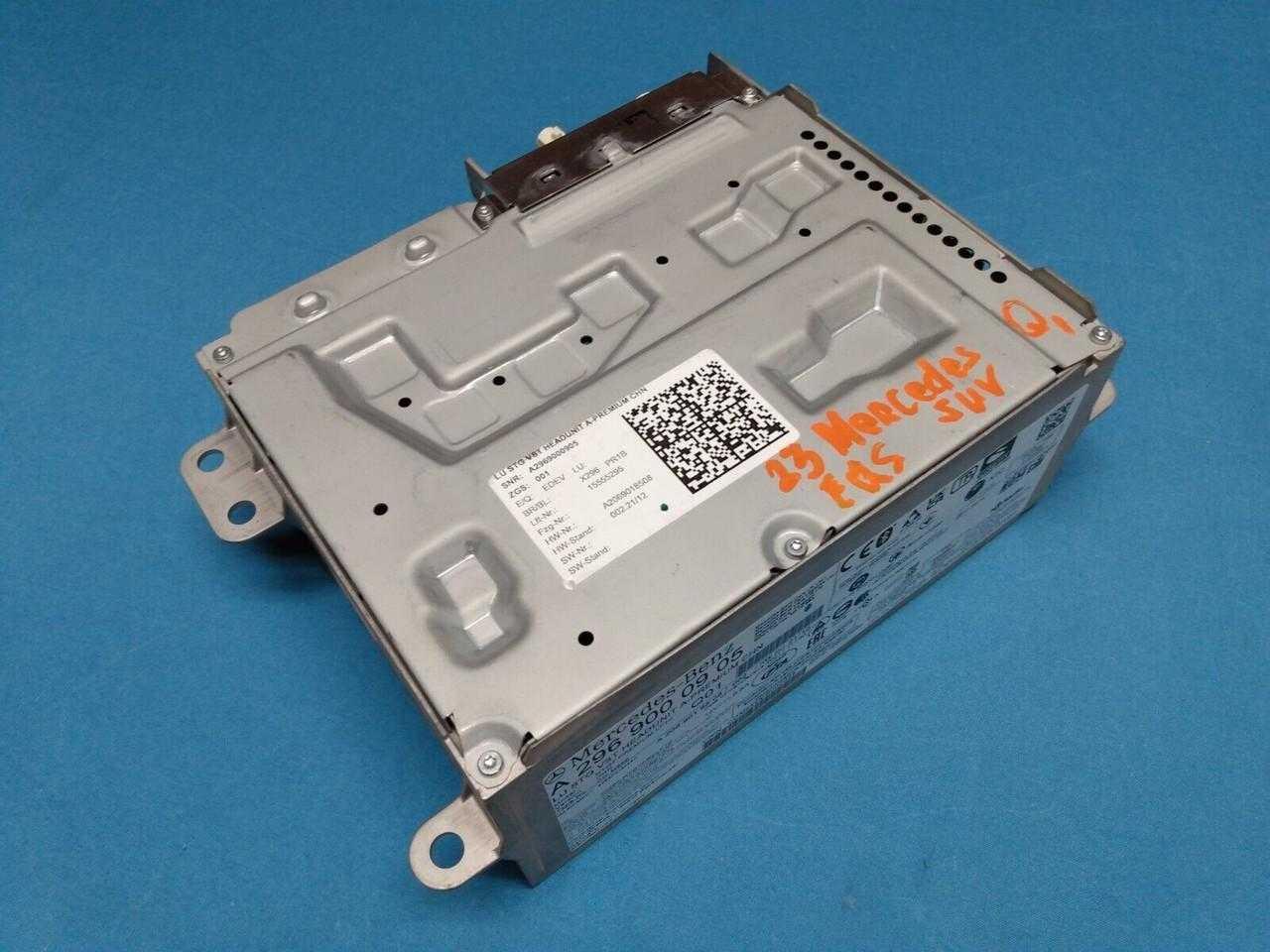 2023 Mercedes EQS Suv W296 Radio Head Unit Premium CHN NTG7 M656 2969000905 OEM 2023 Mercedes EQS Suv W296 Radio Head Unit Premium CHN NTG7 M656 2969000905 OEM