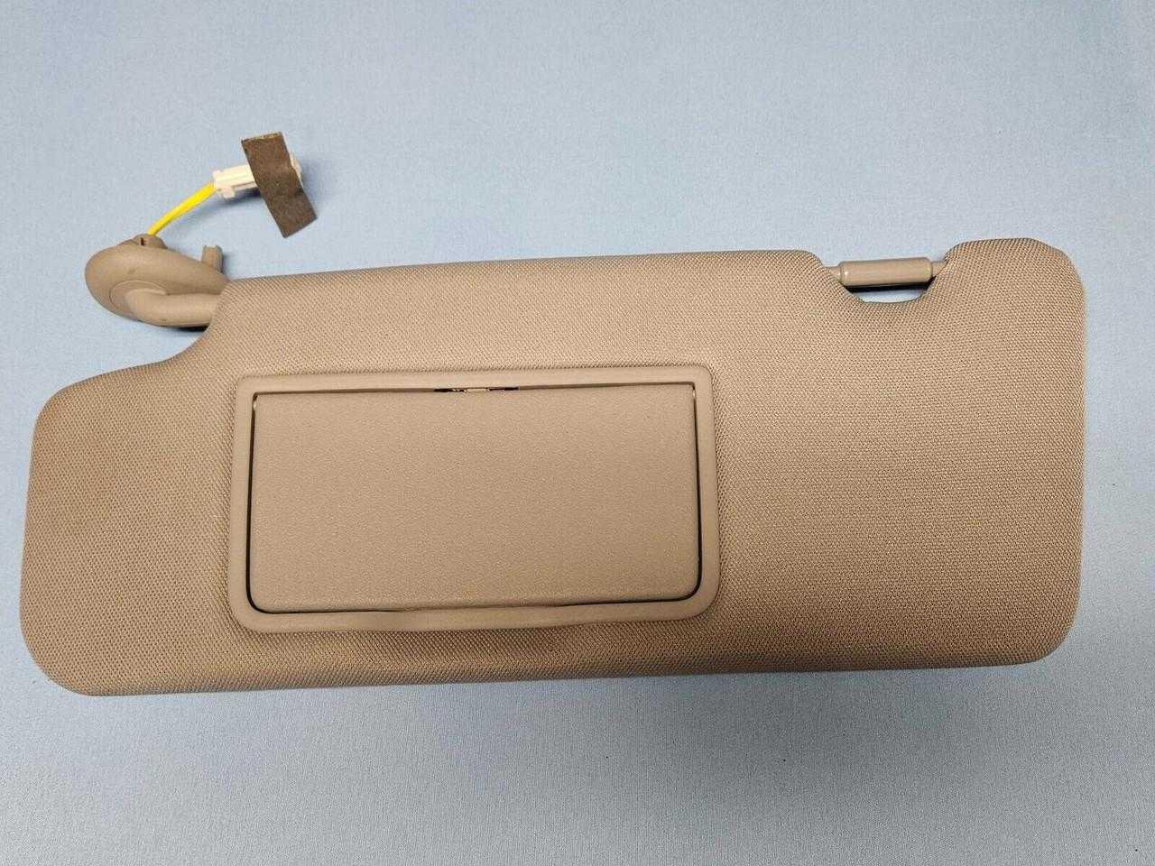 2019-2022 Acura ILX Left Driver Side Sun Visor Illuminated Gray Nh802l Oem 2019-2022 Acura ILX Left Driver Side Sun Visor Illuminated Gray Nh802l Oem