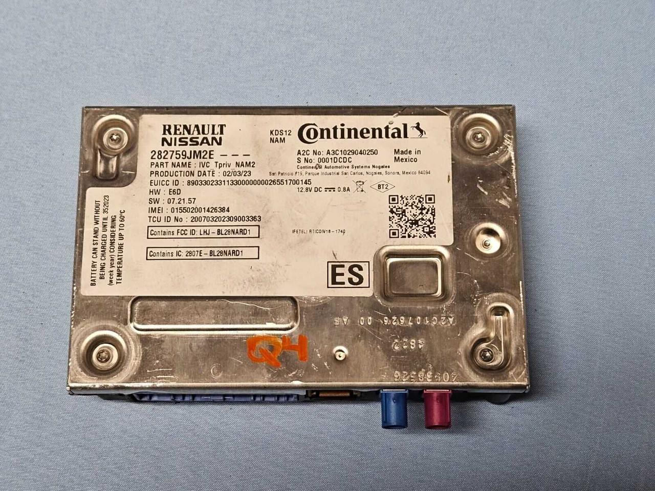 2022-2025 Nissan Continental Telematics Communication Control Module 28275-9jm2e Oem 2022-2025 Nissan Continental Telematics Communication Control Module 28275-9jm2e Oem