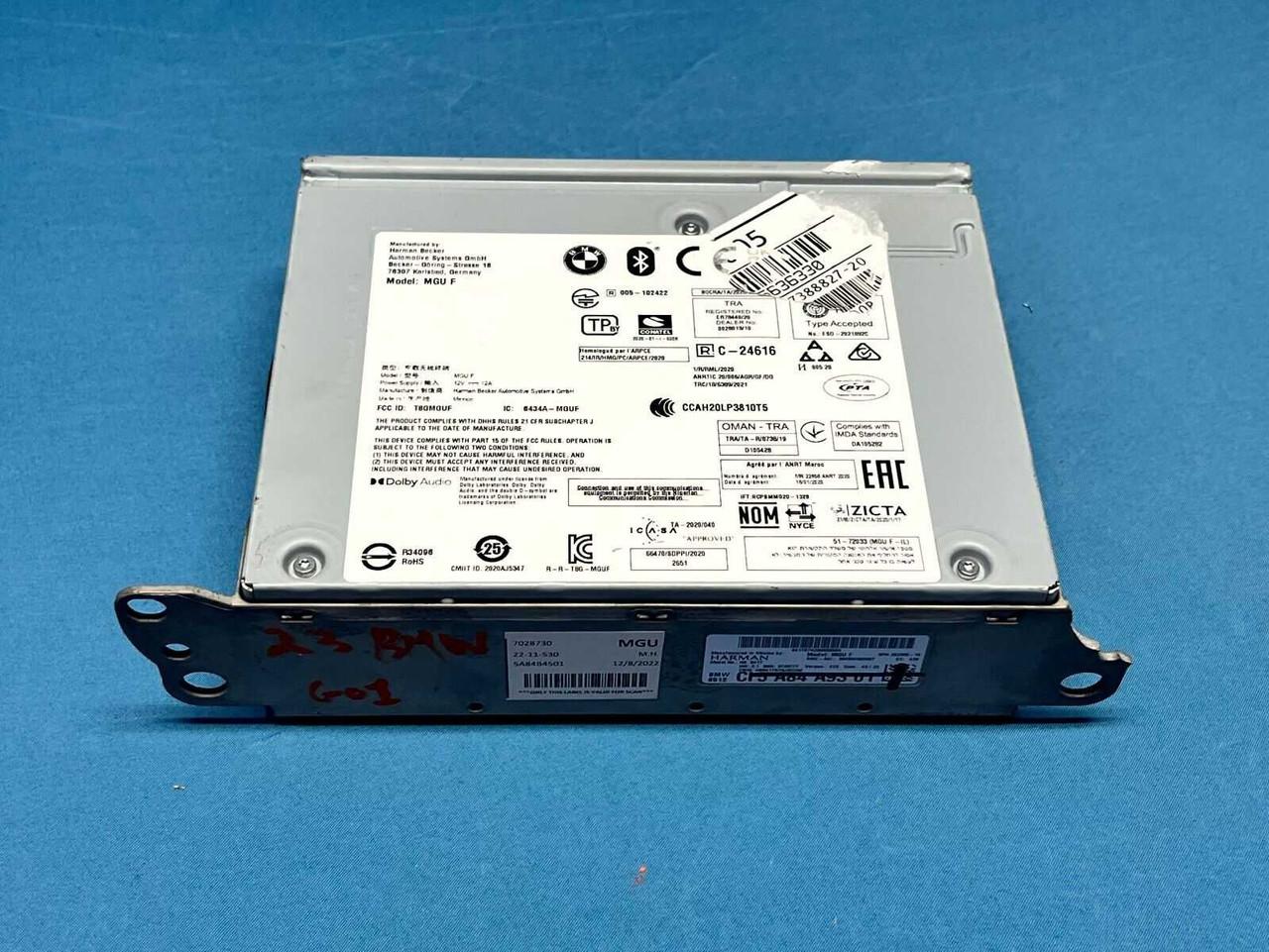 2022-2023 Bmw X3 G01 Radio Receiver Audio Head Unit 6512CI5A84B45 Oem 2022-2023 Bmw X3 G01 Radio Receiver Audio Head Unit 6512CI5A84B45 Oem