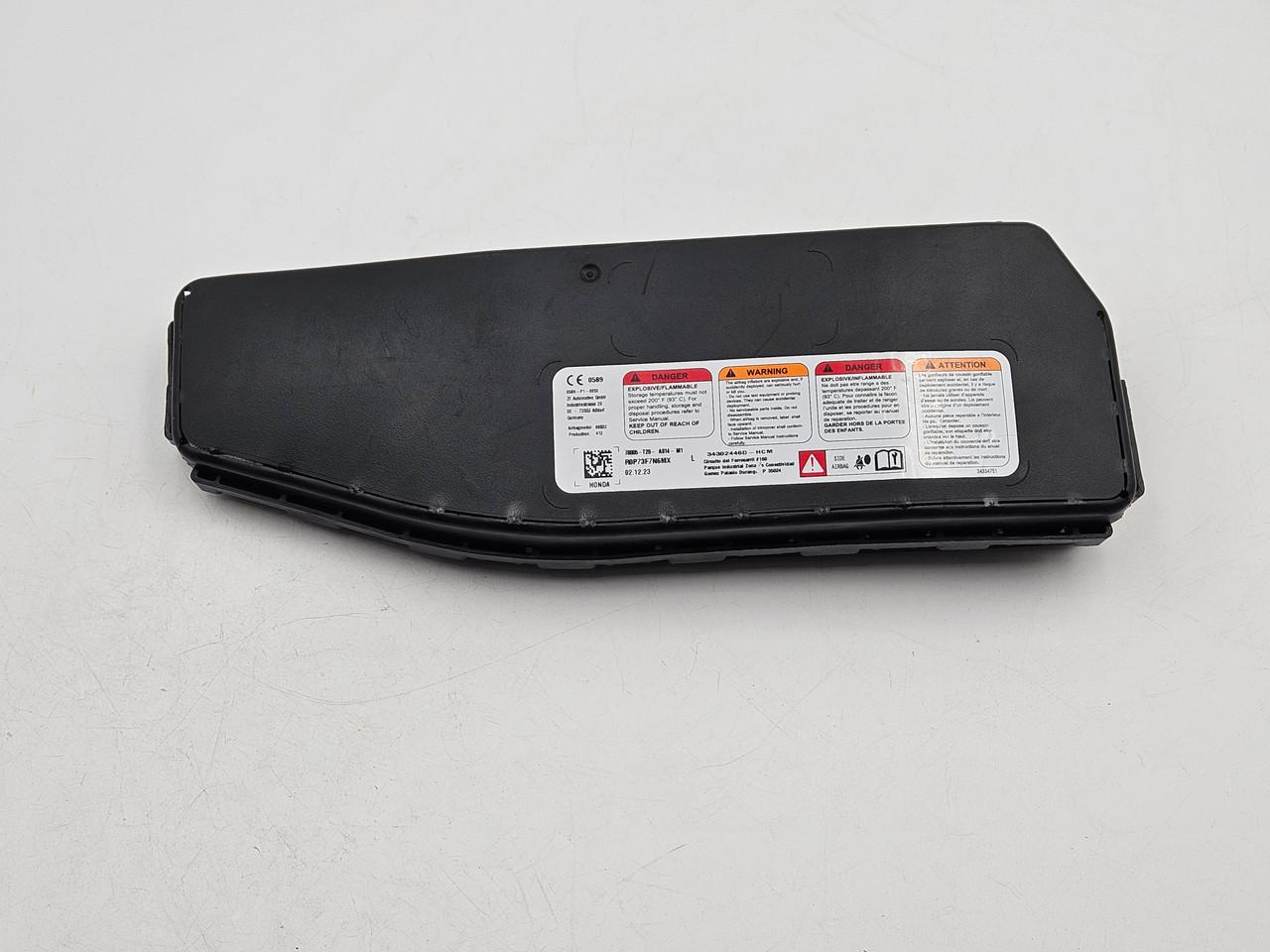 2022-2025 Honda Civic Front Left Seat Airbag Black No Cable OEM 2022-2025 Honda Civic Front Left Seat Airbag Black No Cable OEM
