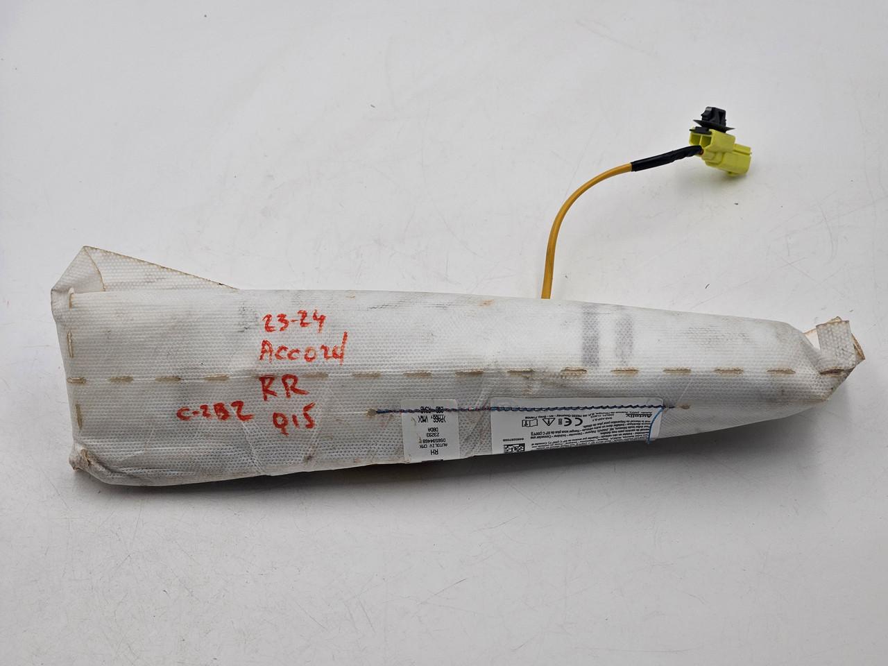 2023-2025 Honda Accord Right Rear Bolster Airbag no cover OEM 2023-2025 Honda Accord Right Rear Bolster Airbag no cover OEM