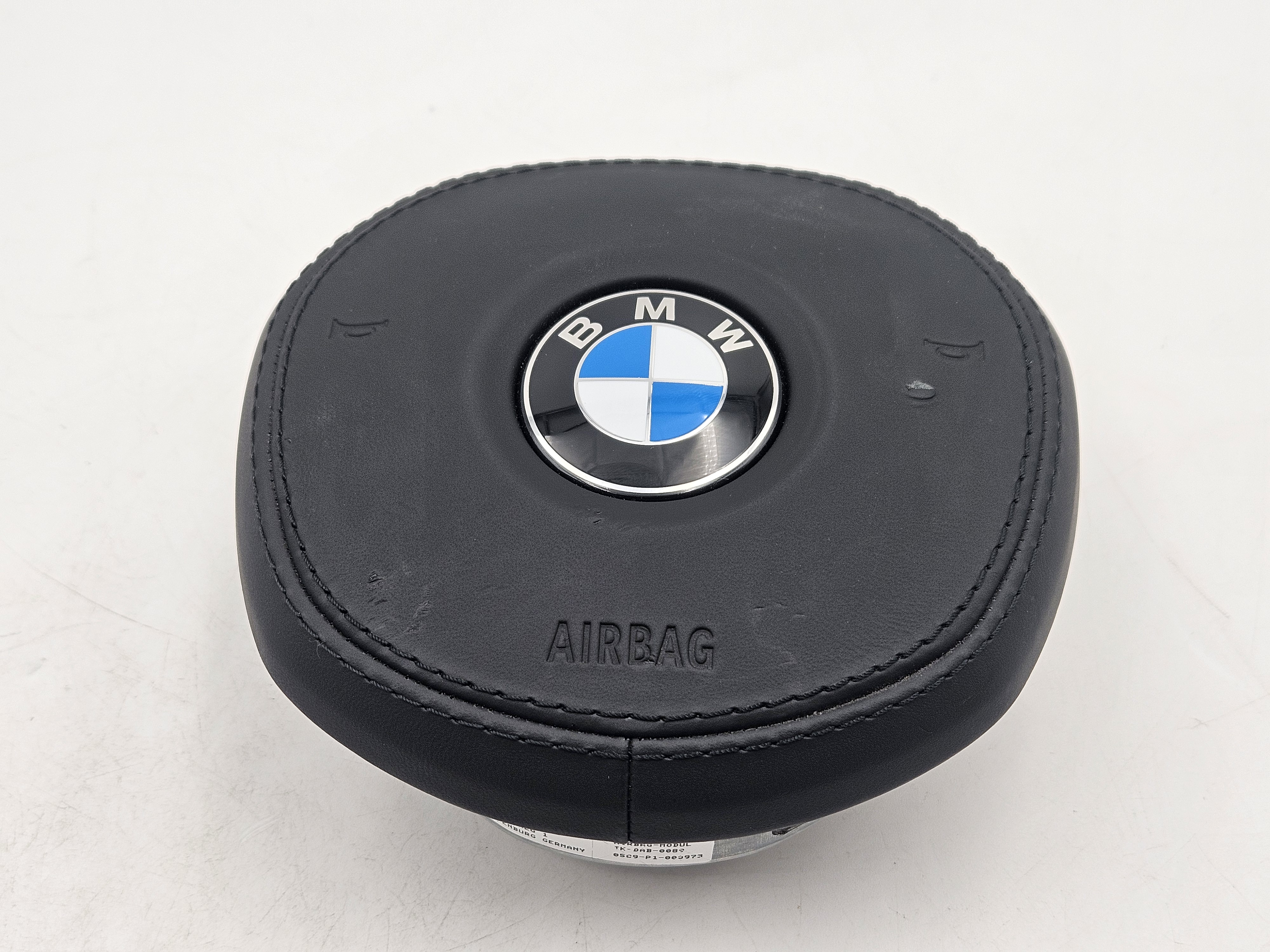 2019 - 2025 BMW M5 M8 X5 X6 X7 XM Front Left Driver Side Steering Wheel Airbag Black OEM DMG 2019 - 2025 BMW M5 M8 X5 X6 X7 XM Front Left Driver Side Steering Wheel Airbag Black OEM DMG