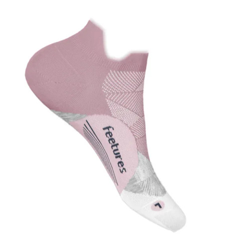 Elite Light Cushion No Show Tab - Pink Orchard