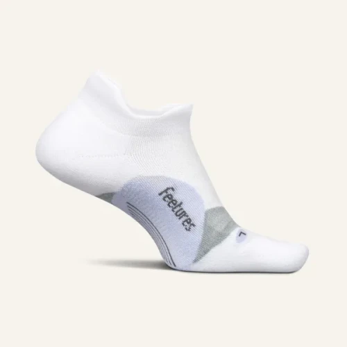 Elite Light Cushion No Show Tab - White Lilatech