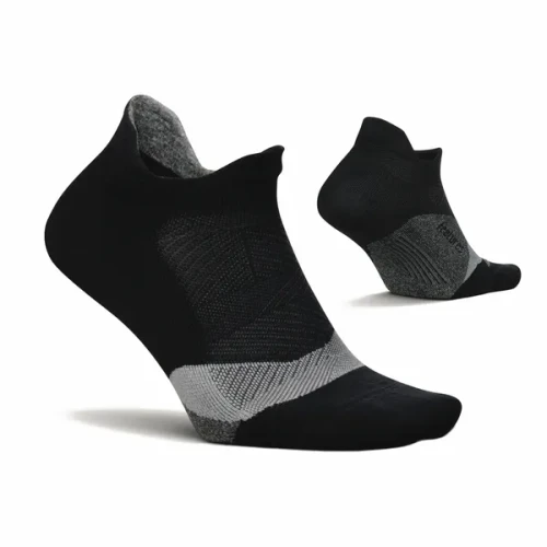 Feetures Elite Light Cushion No Show Tab in Black - Image 1