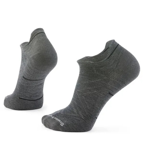 Run Zero Cushion Low Ankle Socks - Medium Gray