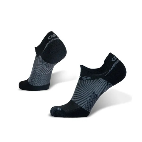 FS4 Plantar Fasciitis No Show Sock - B BLACK