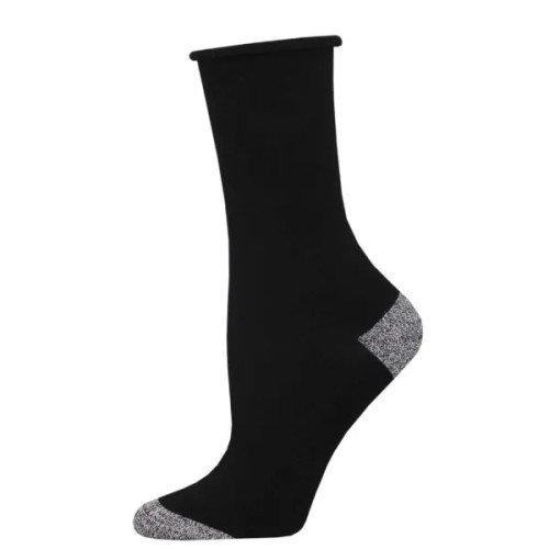 Women's Contrast Heel Toe - BLK BLACK