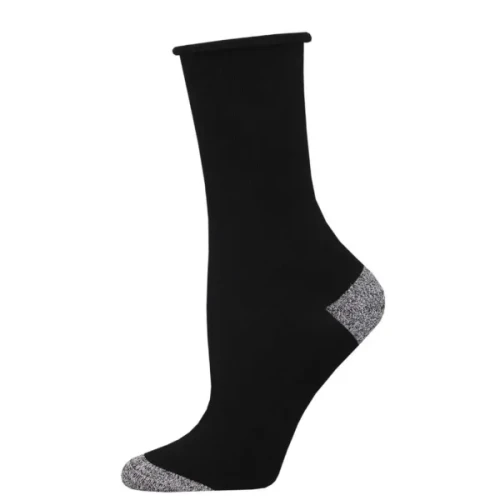 Women's Contrast Heel Toe - BLK BLACK