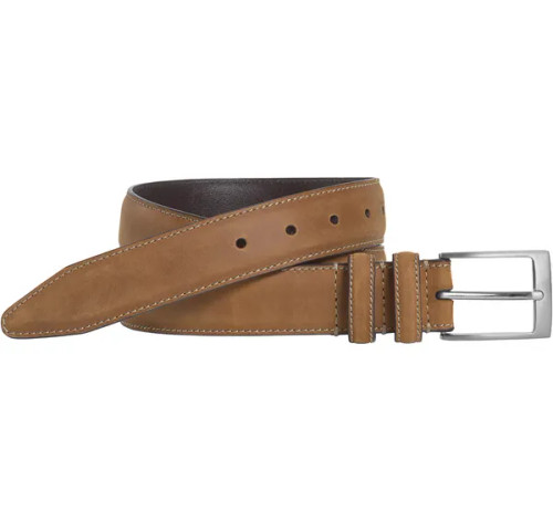 Men's Distressed Casual Belt - 6728 BROWN LEATHER