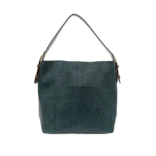 Classic Hobo Handbag - Vivid Deep Teal