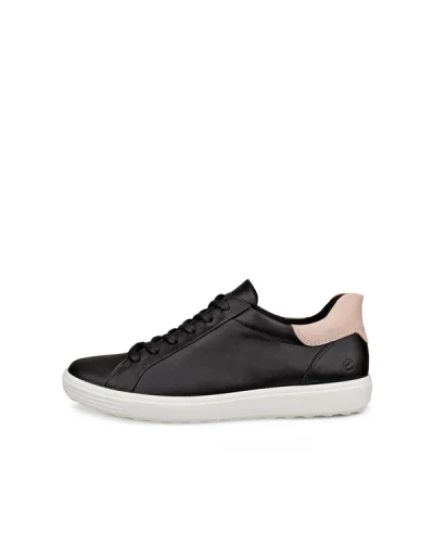 ECCO Womens W Soft 7 in BlackRose Dust - Image 1