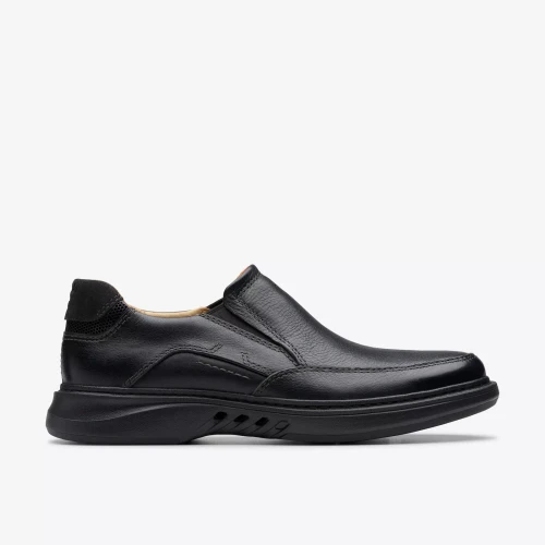 Men's Un Briley Step - Black Leather