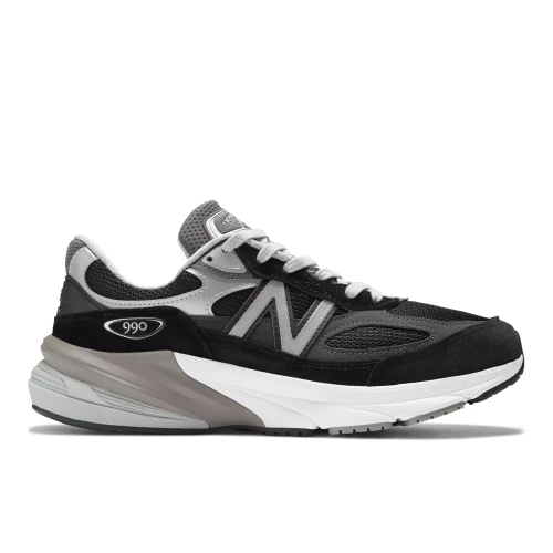 Men's Made in USA 990v6 - BLACK with WHITE