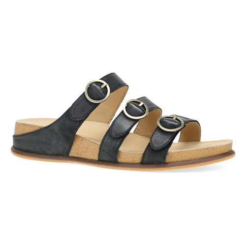 Women's Campbell - Black Burnished Nappa