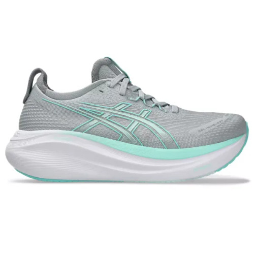 Women's Gel-Nimbus 27 - Piedmont Grey/Illuminate Mint