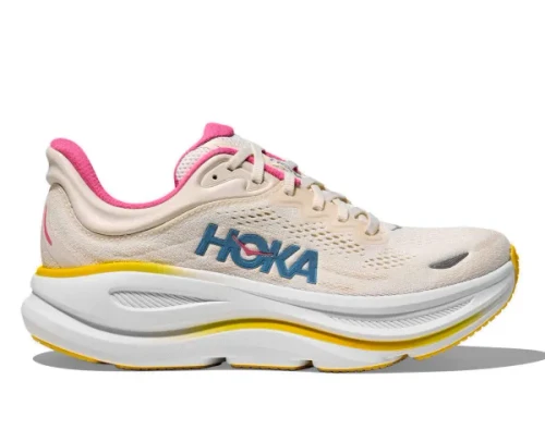 HOKA Womens Womens Bondi 9 in Alabaster Birch - Image 1